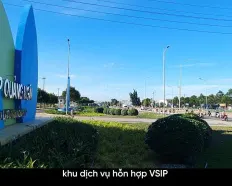 Bán đất mặt tiền kinh doanh, đường rộng 25m, tại Khu DVHH VSIP, đón làn sóng nguồn lực về khu vực