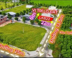Lô đất 6x22m!132m2 - Điều đáng quan tâm là môi trường sống sau này!
