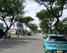 Cặp đất 208,5m mặt tiền Nguyễn Duy Trinh Hòa Hải, Ngũ Hành Sơn, tặng nhà C4
