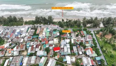 Bán đất thổ cư ngay bãi tắm Mỹ Khê Tịnh Khê, Quảng Ngãi, 127m2 hướng Nam, đường 2.5m giá 12.5tr/m2