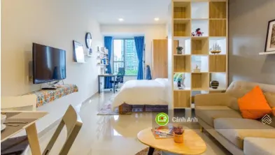 Cho thuê OT 1PN Tresor 35m2. Nội thất đẹp. Giá 15 triệu/tháng. View Bitexco
