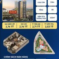 Bán căn hộ 1 PN Vân Bay Vân Đồn - Tầng 5 - View thoáng đẹp