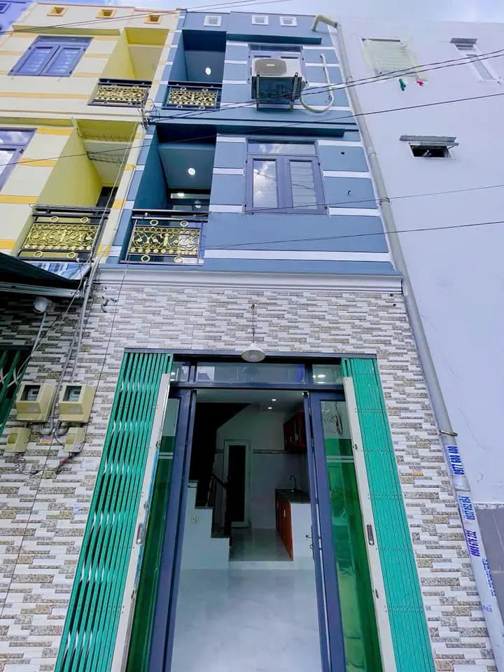 Bán căn nhà 2 lầu, 3 phòng ngủ, giá chỉ 1,4 tỷ sổ hồng riêng Thạnh Lộc, Quận 12, gọi cho em xem nhà