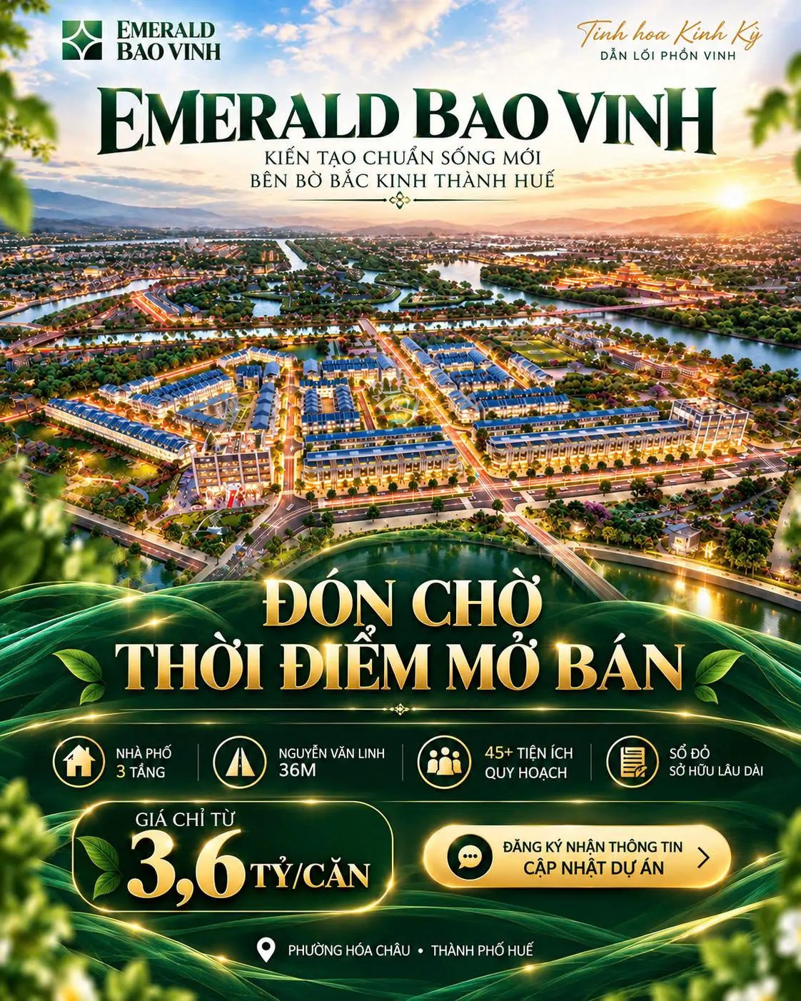 Nhà cao, cửa rộng, tiện ích trọn vẹn chuẩn mực an cư mới tại cố đô