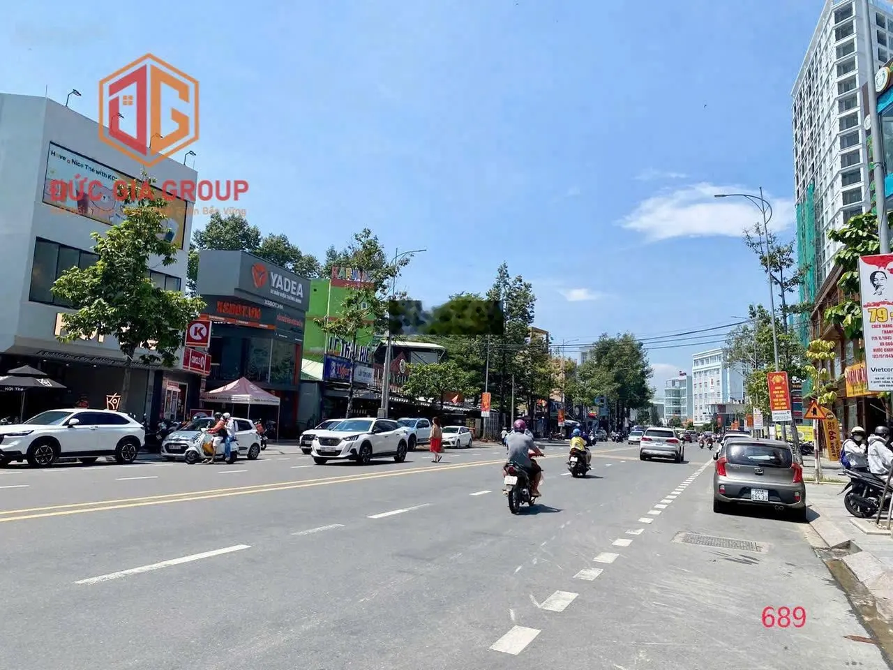 Cho thuê nhà mặt tiền Võ Thị Sáu; 1 trệt 3 lầu ngang 12m, 800m2 sàn giá 120 triệu/tháng