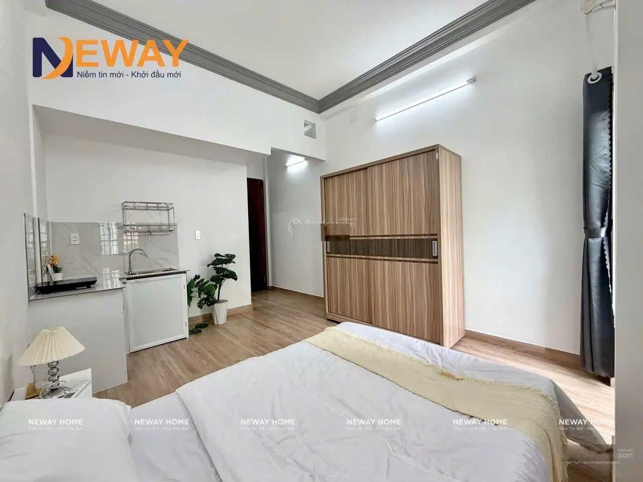 Studio ban công ngay Ngã 5 Chuồng Chó - Ngã 6 Gò Vấp - đoạn Vincom Plaza Sẵn full nội thất