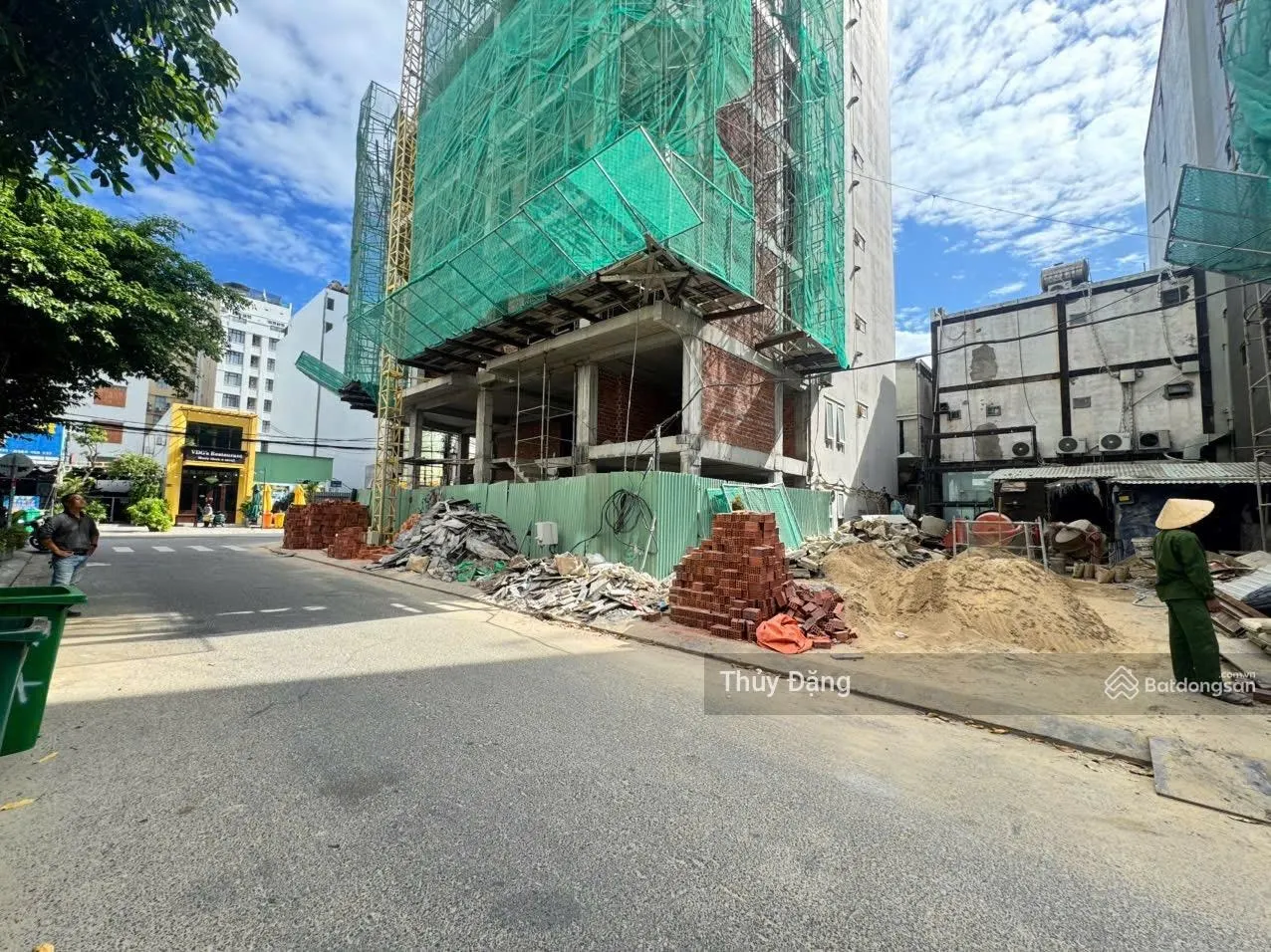 Cho thuê cặp đất MT đường 7m5 gần Trần Bạch Đằng 162m ngang 9m cách biển 200m HĐ 10 năm