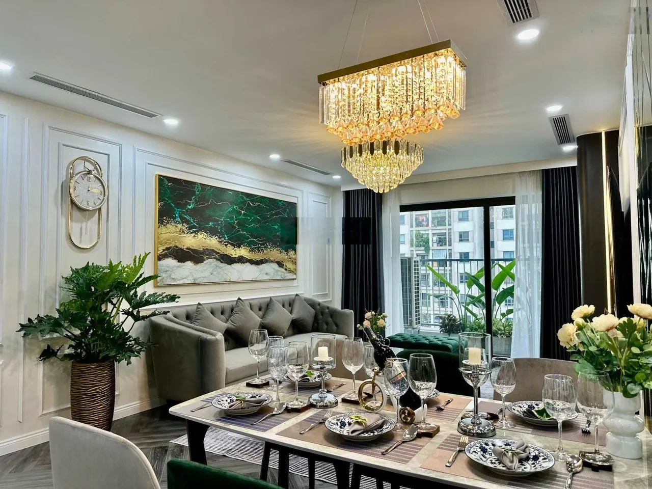 Cho thuê căn hộ Vinhomes West Point 110m2 3 phòng ngủ full nội thất giá chỉ 23 triệu/tháng