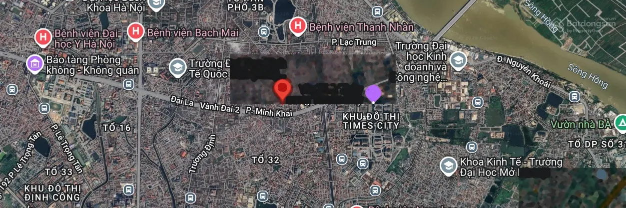 Cho thuê nhà mặt phố Minh Khai mặt tiền 11m DT 110m2 x 3 tầng thuê thẳng có PCCC, lối đi riêng