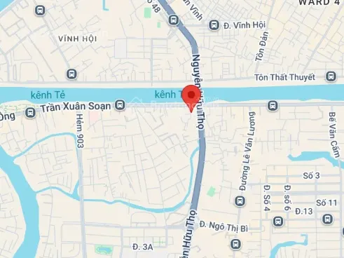 Cho thuê nhà hẻm 675 Trần Xuân Soạn Quận 7