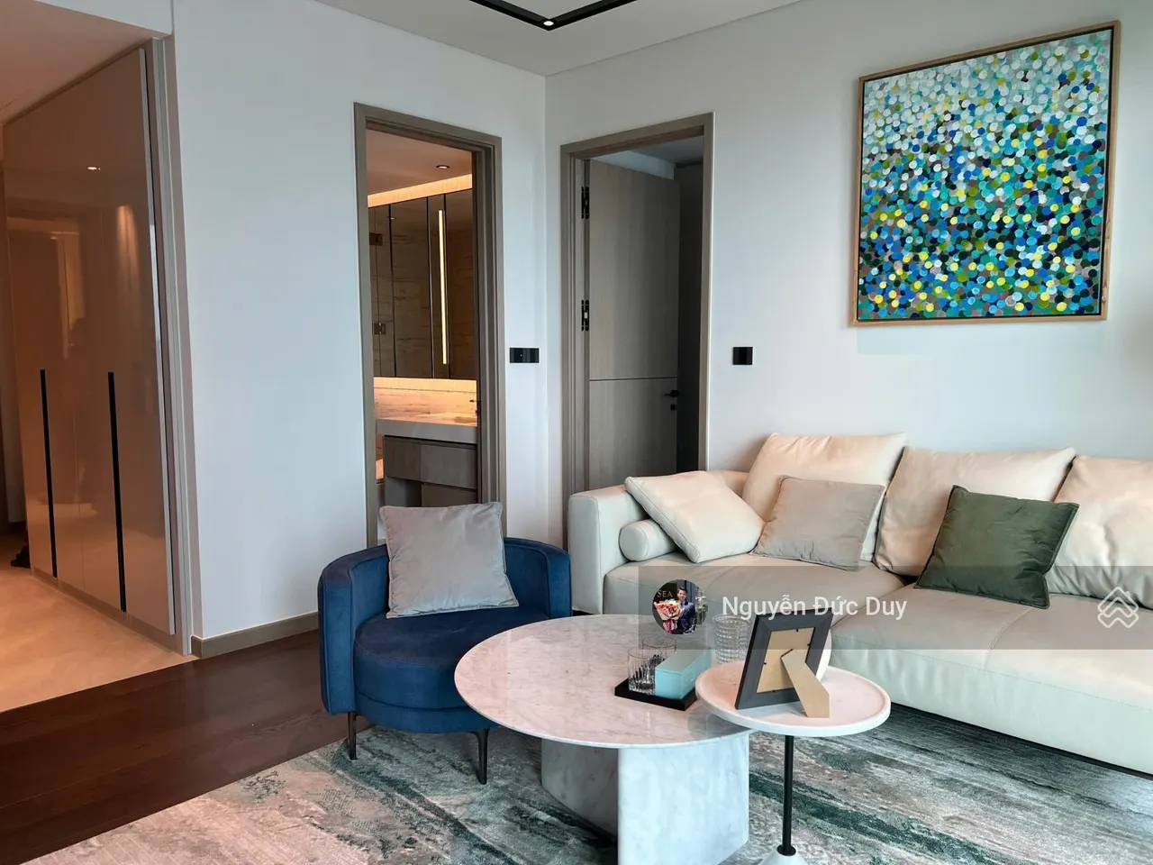 Căn 1PN 1WC 63m2 giá 40tr/th full nội thất view trực diện sông Sài Gòn, pháo hoa tại nhà