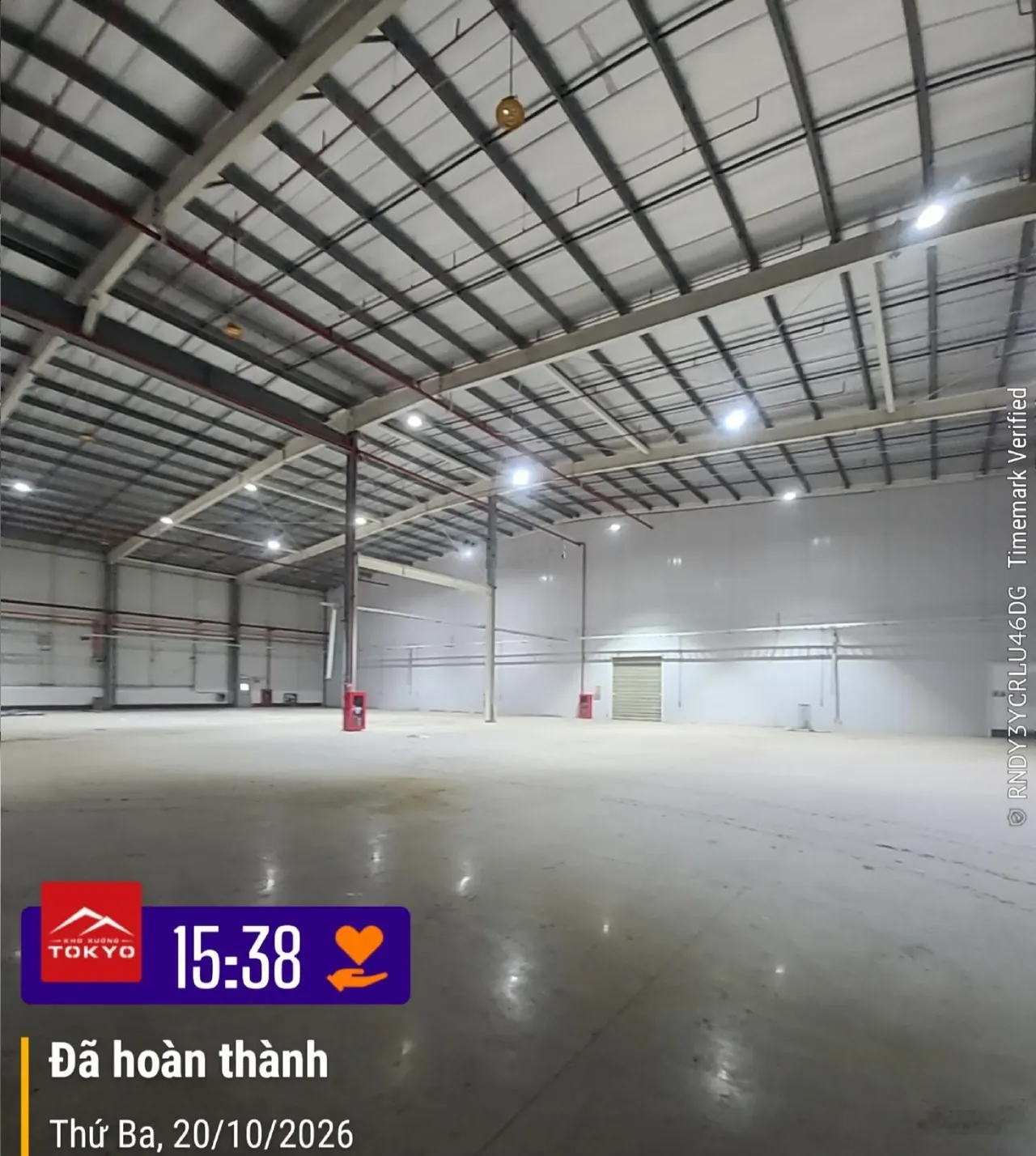 Cho thuê kho xưởng, KCN Tân Đô, DT kho xưởng 2040m2