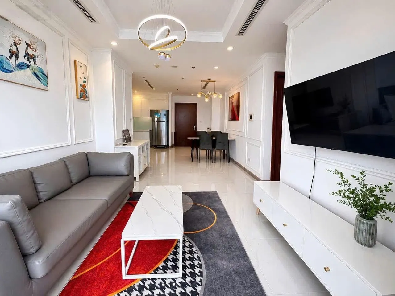 Giá tốt nhà đẹp căn 2PN Golden Mansion Phổ Quang DT 75m2, giá 16tr, Liên hệ 093••••96 - Hòa