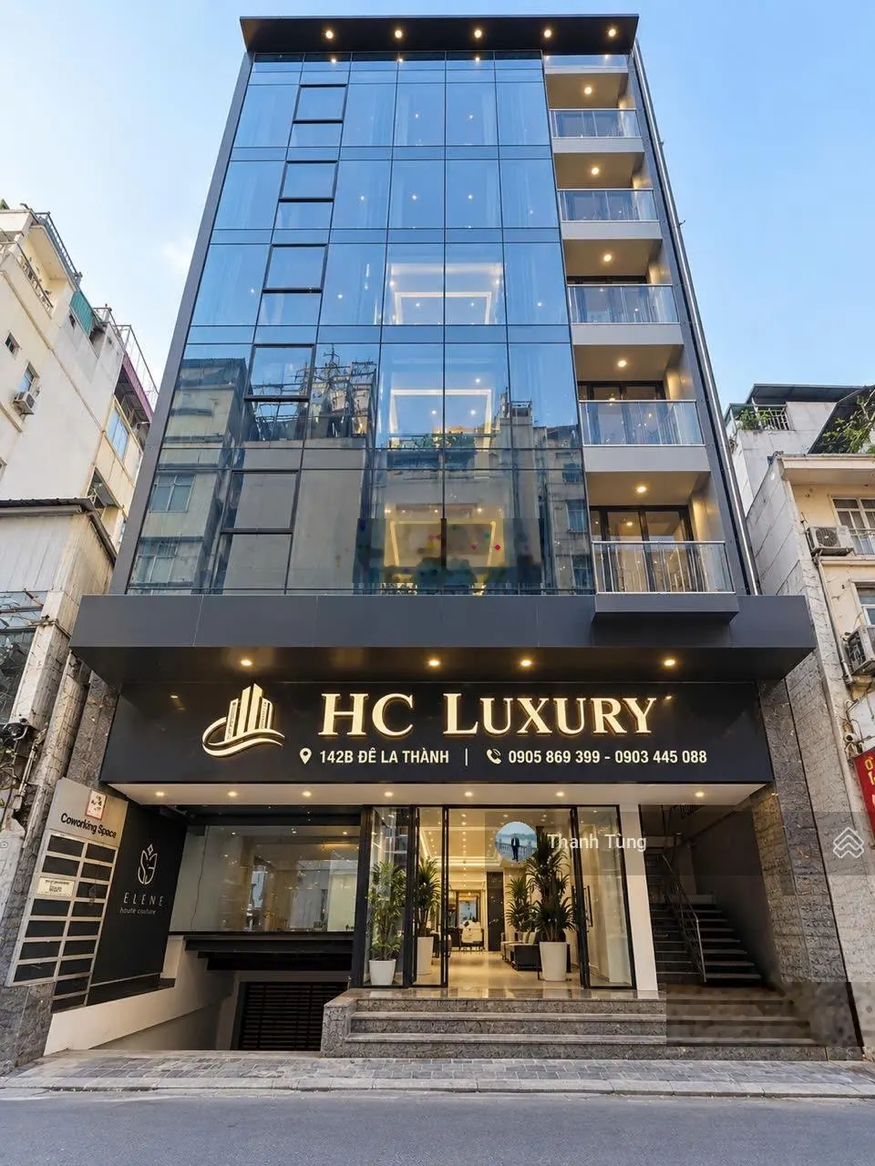 Cho thuê từng tầng tại Toà 11 tầng+hầm hạng A MP Đê La Thành cạnh ngã tư phố Trung Phụng oto đỗ cưa