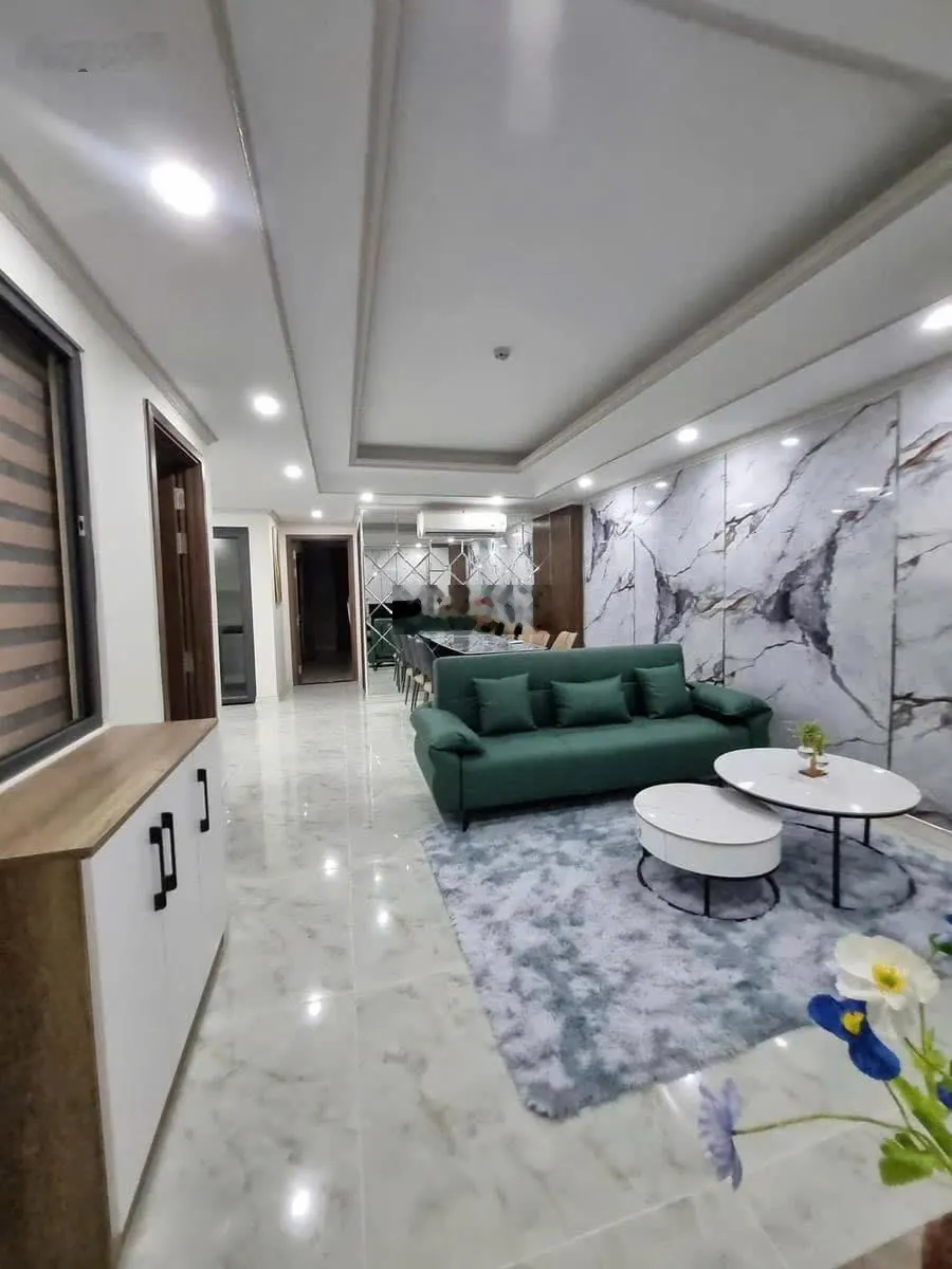 Cho thuê căn hộ Homyland Riverside 81m2, 2PN và 2WC, full nội thất. Giá 15tr.