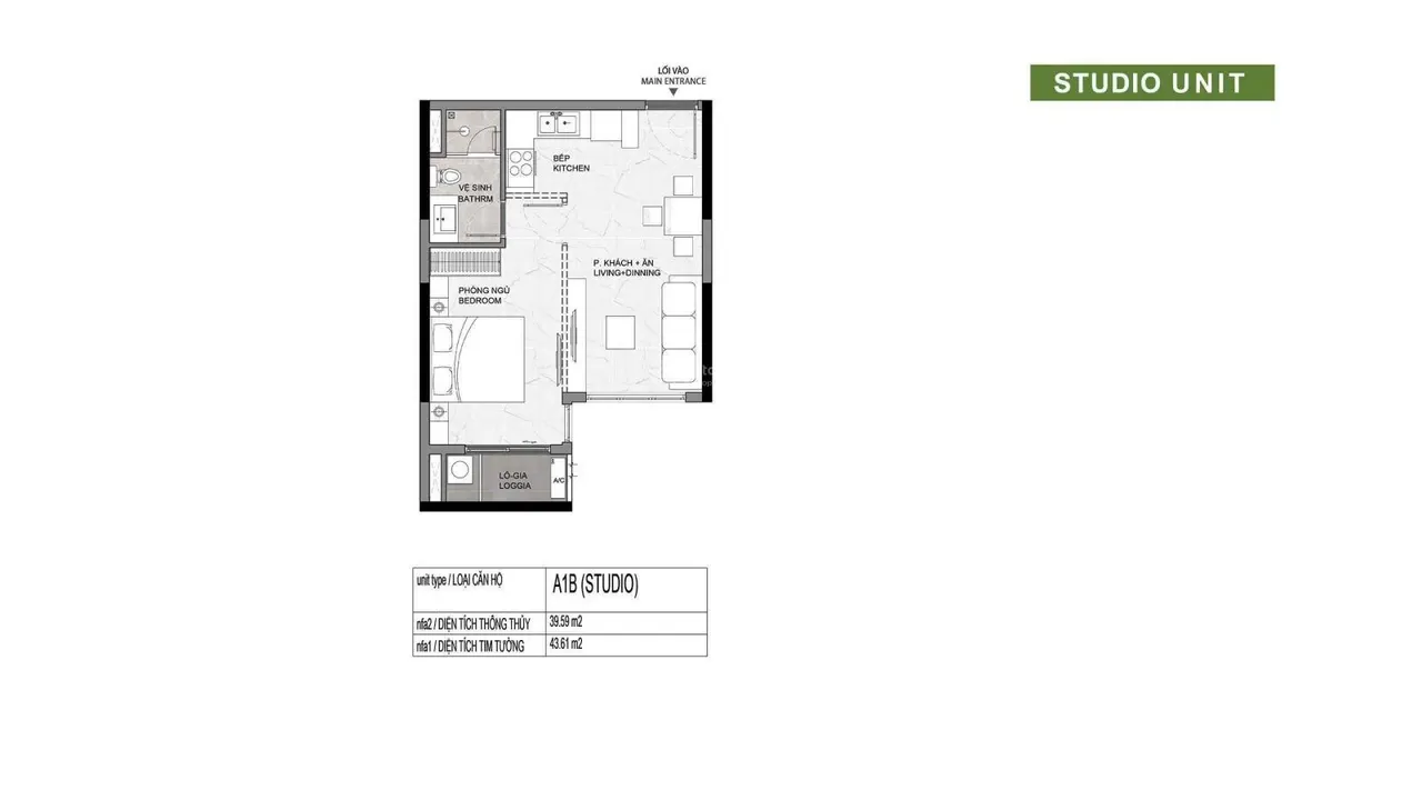 Bán căn studio 43m2 Elysian Gamudaland giá tốt, lịch TT siêu giãn, căn tầng trung view công viên