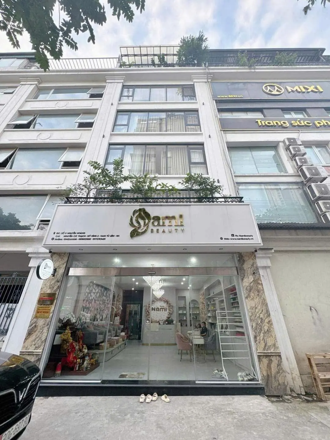 Cho thuê nhà mới Nguyễn Thị Định-Hoàng Đạo Thúy: 80m2 - 5 tầng, phân lô 4 làn xe, đỗ 3-4 ôtô, 30tr