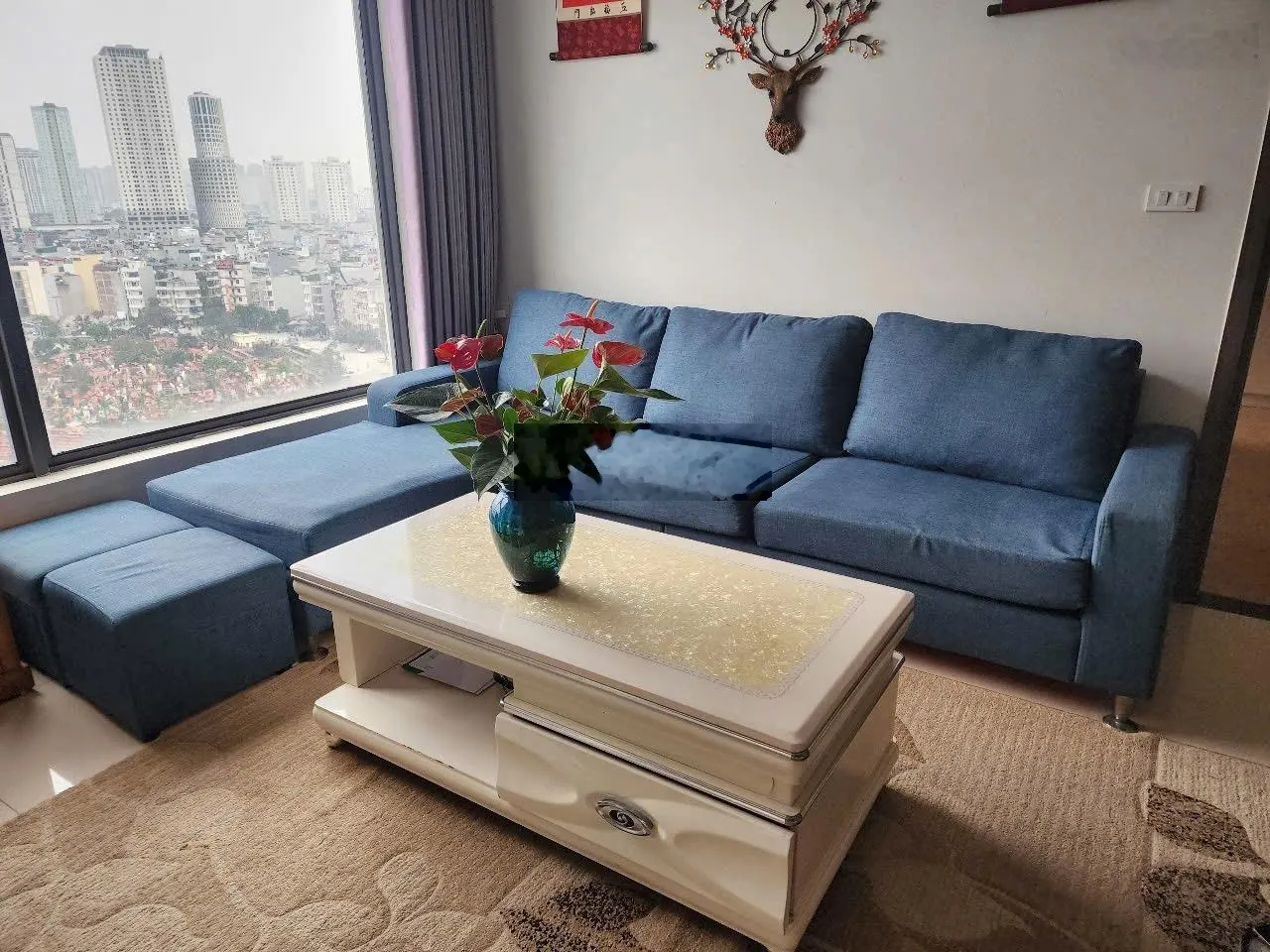 Cho thuê căn hộ 3 ngủ, 86m, ở ngay, full nội thất Xuân Mai Riverside, Mỗ Lao, Hà Đông, 11,5tr