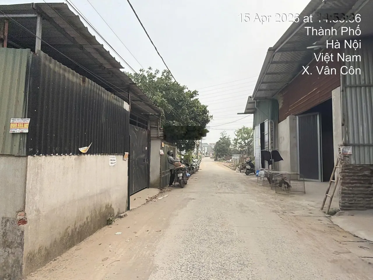 Cho thuê nhà kho tại thôn Quyết Tiến Vân Côn Hoài Đức 500m2 giá 19tr liên hệ 098••••86