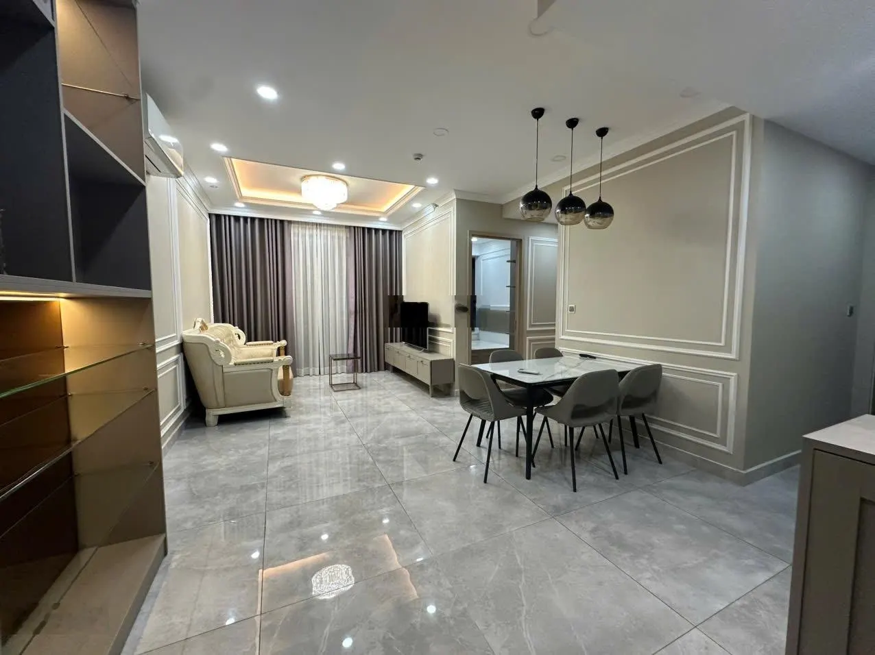 Cho thuê CC The Peak, 25 triệu VND/tháng, 86m2, 2PN, 2WC lầu cao, view thoáng