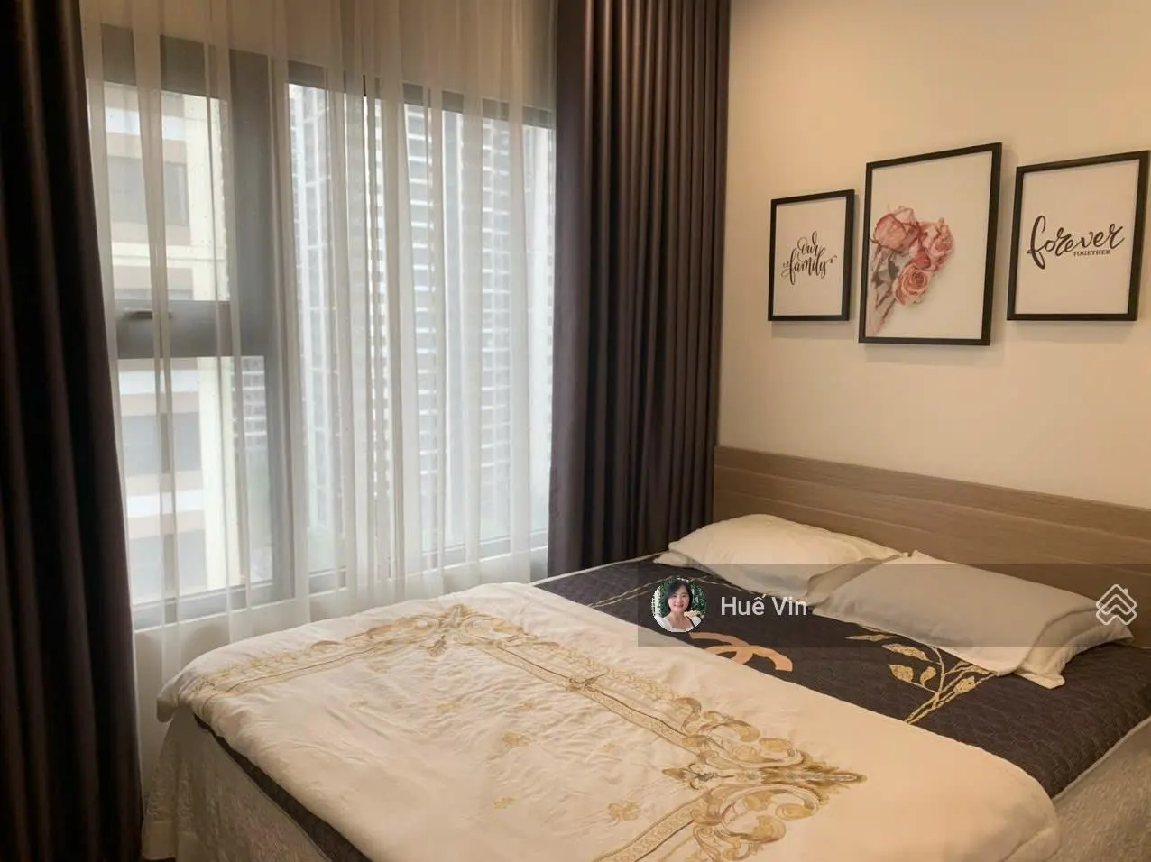 Không ở, cho thuê căn 2PN+1 - 2WC góc 63m2 tòa S1.02 nội thất đẹp, chỉn chu. LH 090••••01