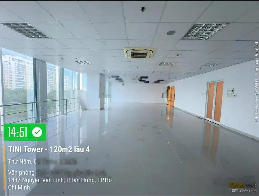 Cho thuê mặt bằng văn phòng 73m2 tòa nhà Tini Office 1487 Nguyễn Văn Linh Quận 7 giá cực tốt