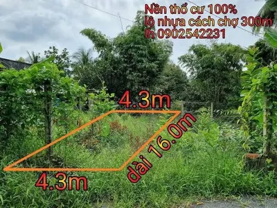 13. bán nền thổ cư đẹp – cách chợ rạch múc chỉ 300M