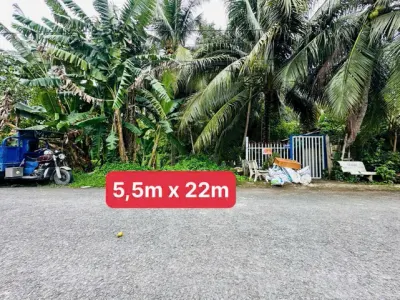 Bán đất 123.5m² ngang 5.6m giá 1.6 tỷ gần đường Hoàng Hoa Thám, phường Long Châu, tỉnh Vĩnh Long