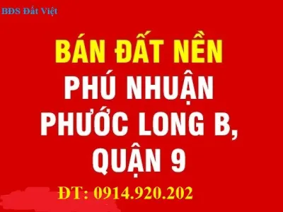 Độc Quyền Bán Nhanh Nền đất Trục Chính Duy Nhất đường 659 Lộ Giới 20m Tại KDC Phú Nhuận