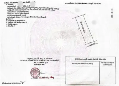 Bán gấp căn nhà 121m2 SHR ngang 6 ngay trung tâm 600 triệu thương lượng