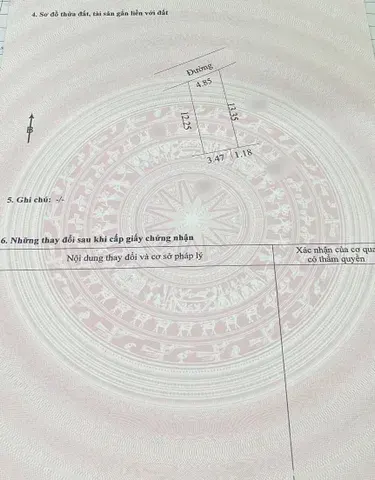 Bán đất 059.6m² ngang 4,85m giá 4.3 tỷ Xã Nghĩa Trụ