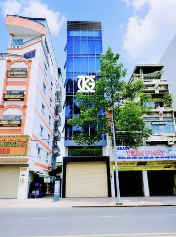 Cho Thuê Toà Nhà GÓC 2MT: 360-362 An Dương Vương - Quận 5 - 5.3.x20m, hầm, 8 tầng