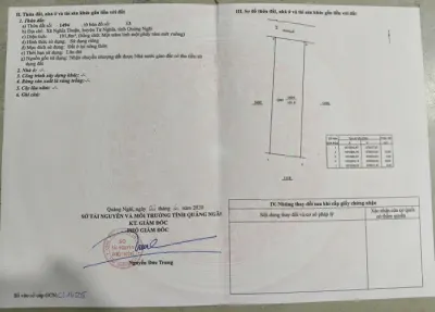 Cần bán lô đất chính chủ ở Nghĩa Thuận, diện tích 101,8m2 giá 200tr