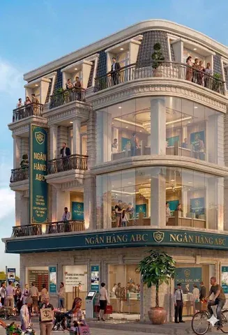 Nhà góc 13.57M mặt tiền - trực diện chợ cái vồn, vĩnh long