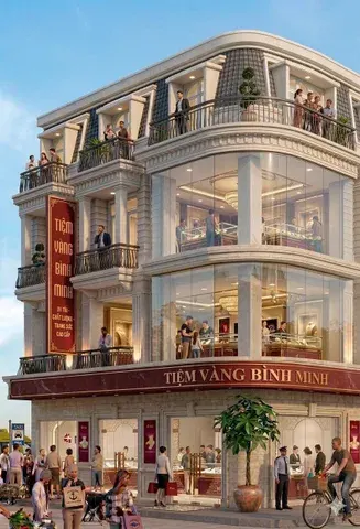 Nhà phố thương mại mặt tiền 13.57M - trực diện chợ cái vồn
