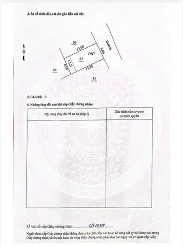 Cần Tiền Cắt Lỗ - Ép Giá sâu Bán Đất 79m2 có sẵn 66.7 m2 thổ cư giá 590 triệu tại - Chọn - Xã Cao Dương Huyện Lương Sơn Hòa Bình