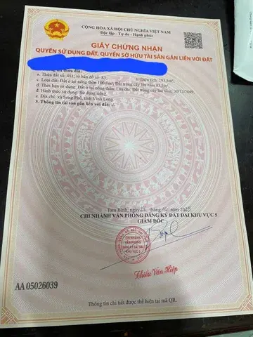 Bán Nhà riêng 183m2 có sẵn 183 m2 thổ cư giá 750 triệu tại - Chọn - Xã Long Phú Huyện Tam Bình Vĩnh Long