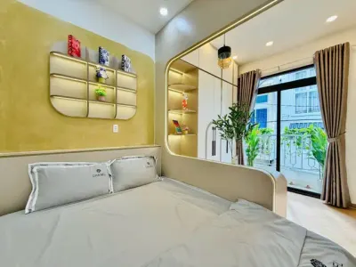 Kế quang trung lotte mart gò vấp ngang 8M 40M² 3PN 5.47 tỷ full nội thất cao cấp
