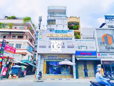 Cho Thuê Nhà GÓC 2MT: 196 Tô Hiến Thành - Quận 10 - 7x23m, 7 tầng