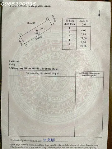 Bán lô đất siêu đẹp tại xã Khánh Hội, Ninh Bình, giá cực chất 3,8 tỷ, DT 148m2