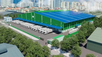 Siêu phẩm kho KCN trà nóc – cao 21M, PCCC tự động, đủ trạm điện & dock bốc hàng
