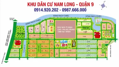 Bán lô đất nhà phố DA Nam Long, P. Phước Long B, Q9 (TP Thủ Đức), DT 5x23m, sổ đỏ, đường 16m