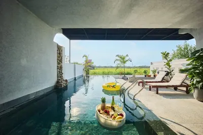Cho thuê căn villa hội an, quảng nam, view cánh đồng siêu đẹp, 8 phòng rộng