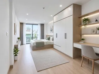 Cho thuê căn hộ cầu giấy dịch vọng, 1pn mới full nội thất, ngay ga chùa hà