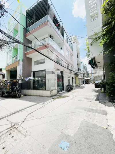 Bán nhà yên đỗ, bình thạnh, căn góc 2 mặt tiền, 4 tầng hxh, 52m², giá 9,9 tỷ