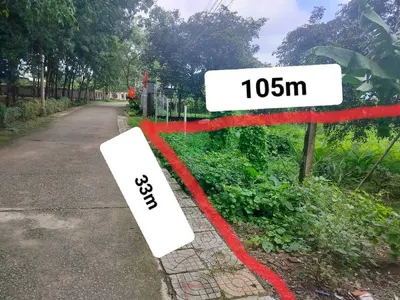 Bán đất xã thanh tuyền, dầu tiếng, 3765m² có 300m² thổ cư, ngang 33m, 690 triệu