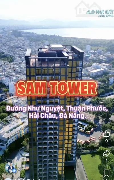 Bán căn hộ 2PN toà sam tower đường như nguyệt đà nẵng