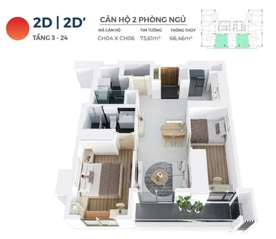 Bán quỹ căn hộ cuối cùng hiyori aqua tower, đà nẵng, giá chỉ 5 tỷ
