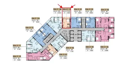 Căn studio giá rẻ tòa s3 tầng 21, view biển, hướng đông nam sun symphony residence đà nẵng
