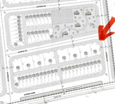 Bán lô góc đất biệt thự siêu đắc địa quay công viên